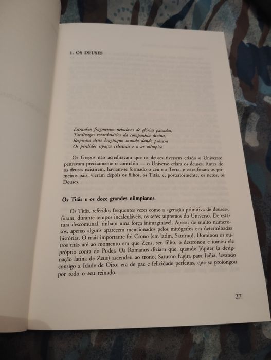 Livro A Mitologia Novo