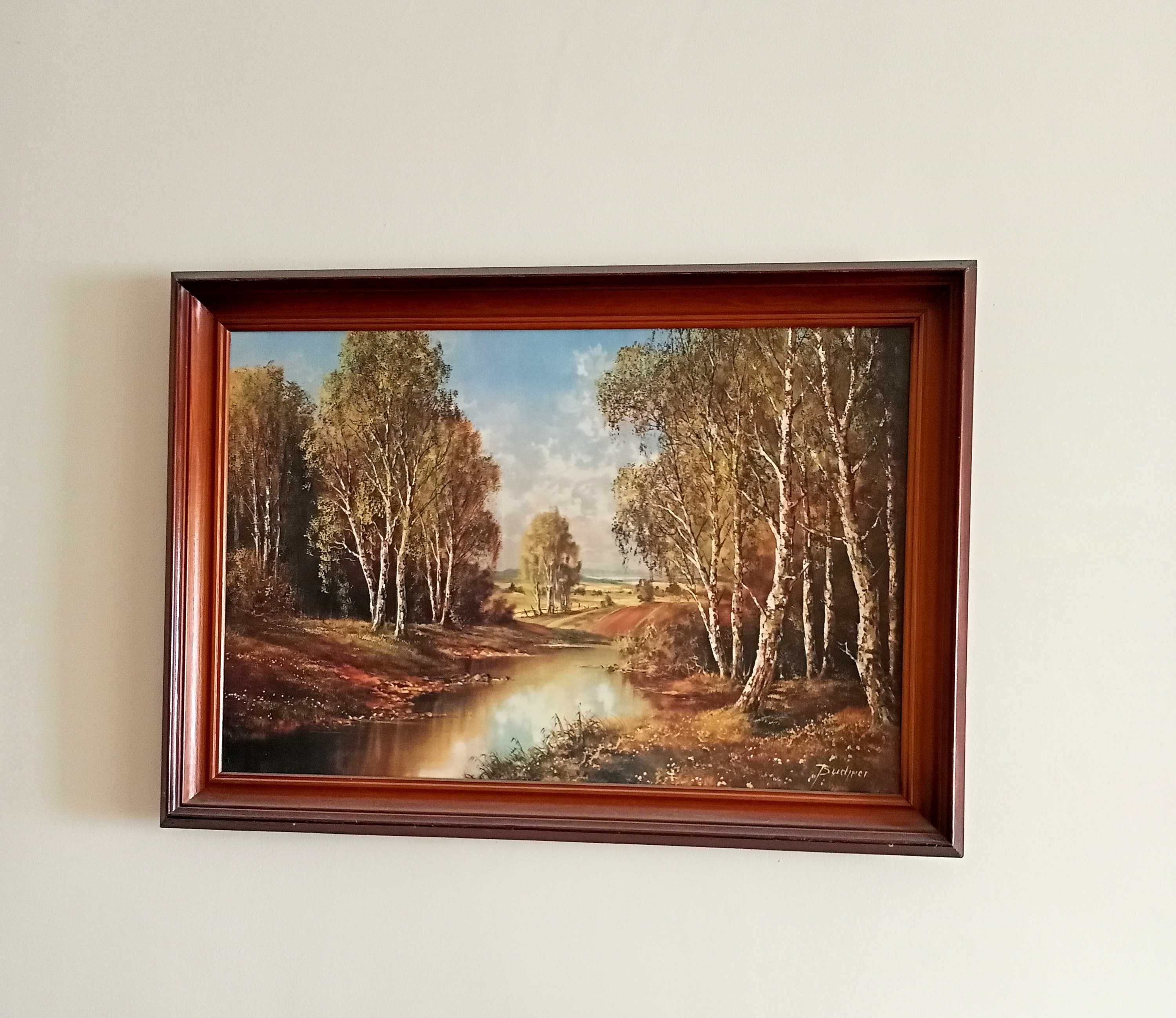 Картина (репродукция) в раме.