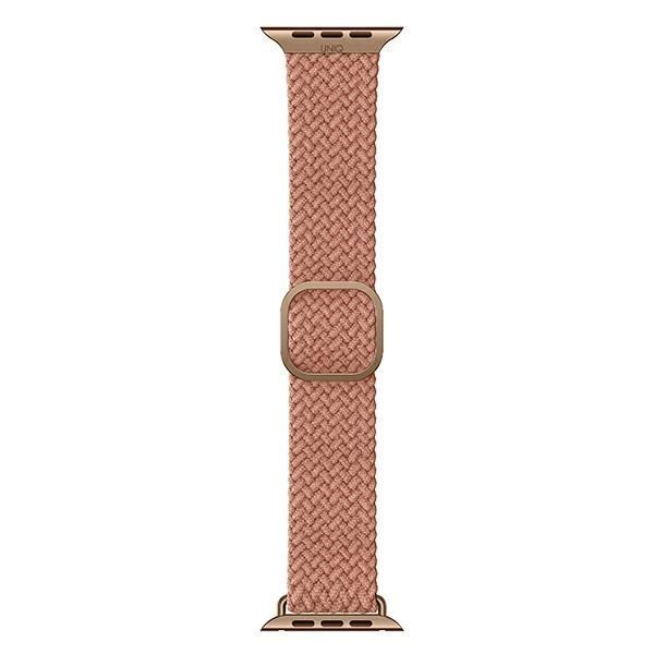 Pasek Uniq Aspen do Apple Watch 44/42/45mm, Różowy/Grapefruit Pink