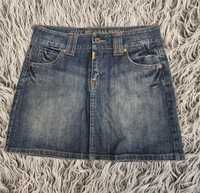 Spódnica 38 M 10 spódniczka mini jeans dżinsowa