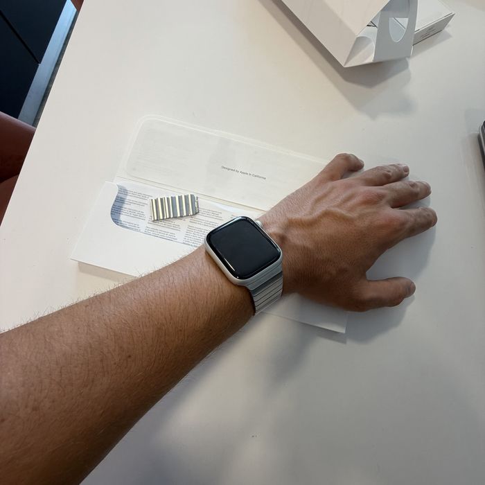 Apple Watch Silver Link Bracelet