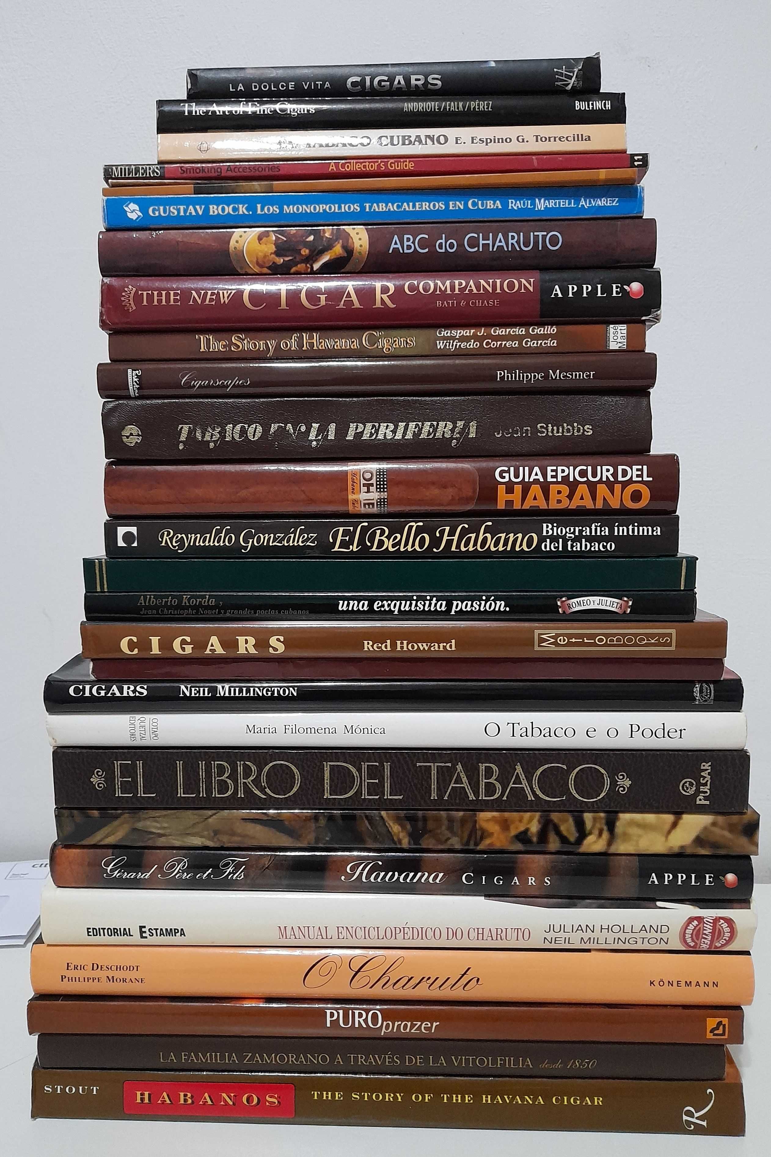 Livros sobre o tema charutos