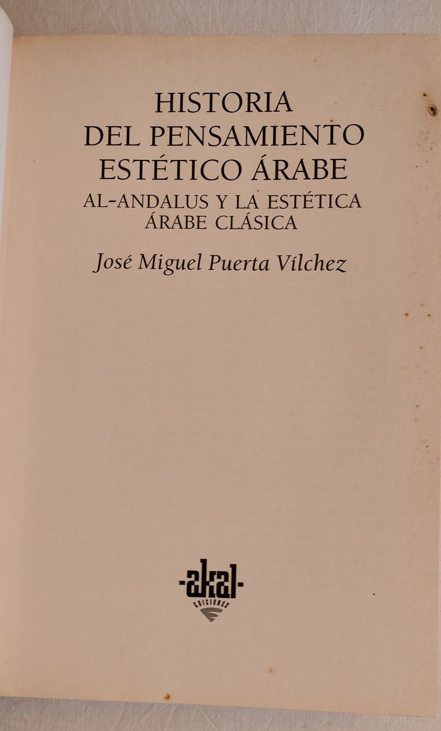 História do pensamento estético Árabe