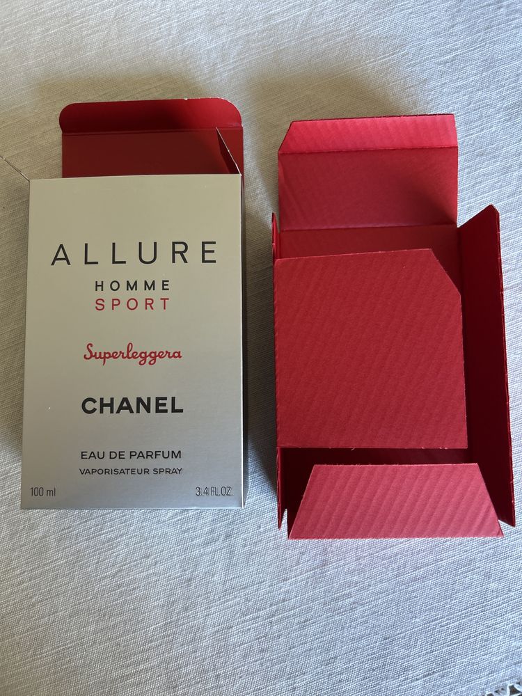 Caixa do perfume ALLURE HOMME CHANEL