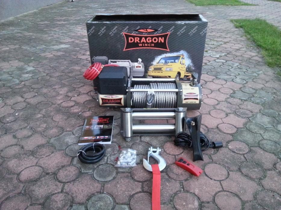 Wyciągarka, wciągarka Dragon Winch DWT 14000HD 12V 6350/12700kg GRATIS