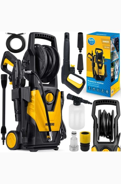 Myjka ciśnieniowa 1800W 230 BAR zestaw lanca zwijak aluminiowa  pompa.