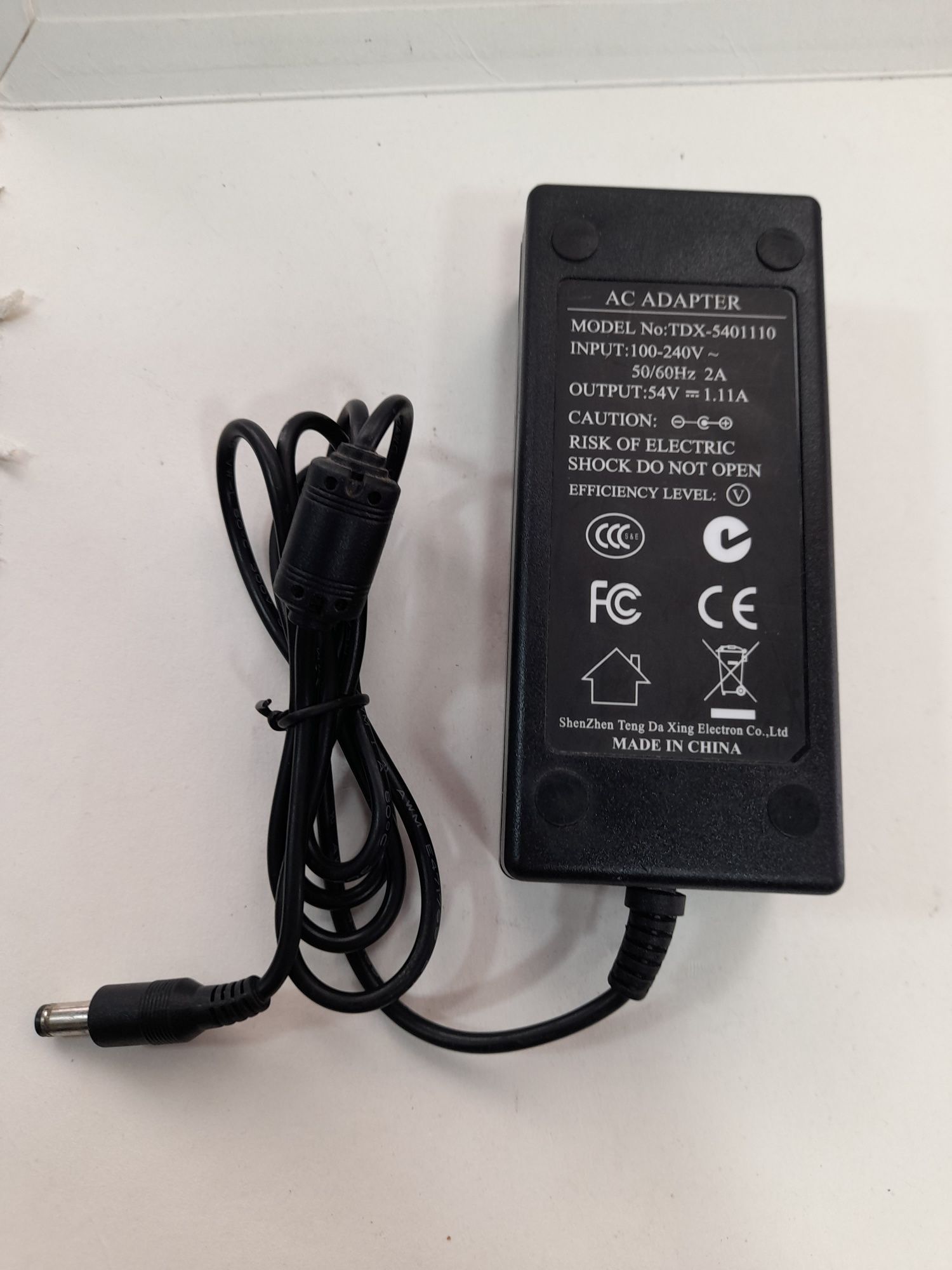 Блок питания 54V-1.11A model TDX-5401110