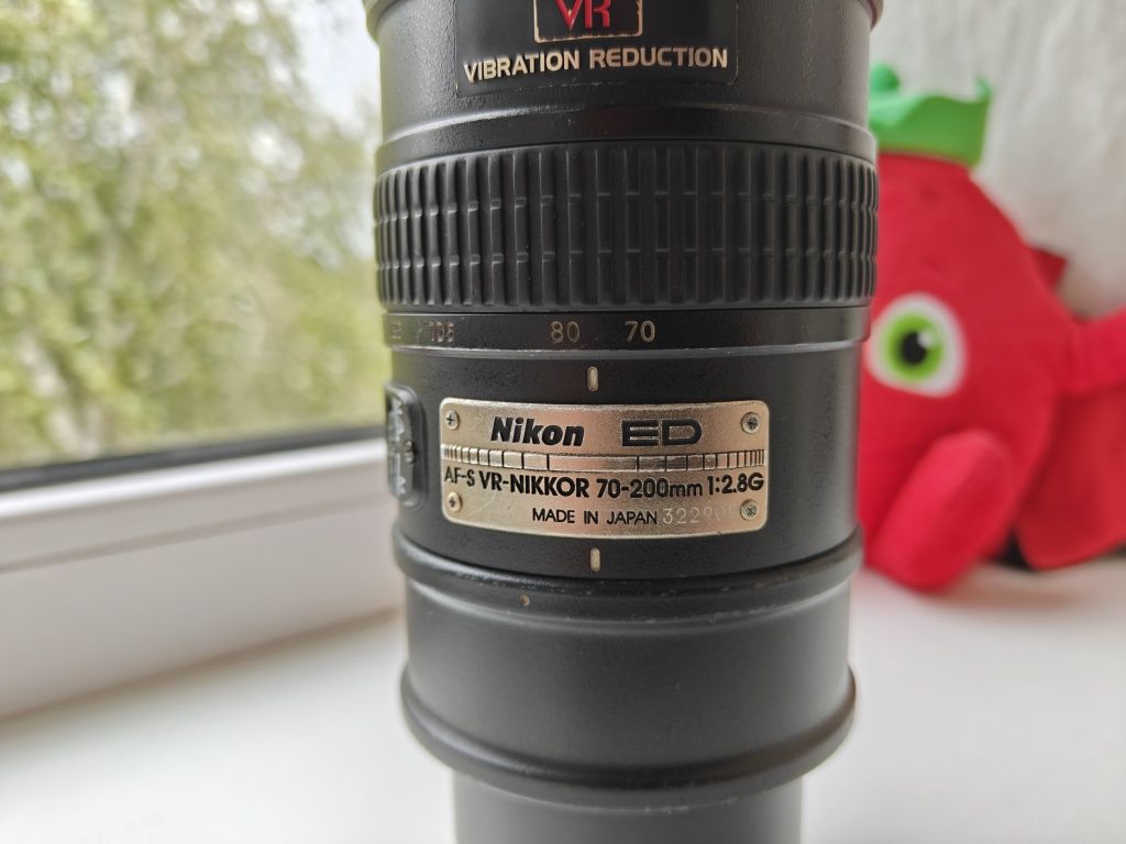 Объектив Nikon af-s nikkor 70-200mm f/2.8g vr ed