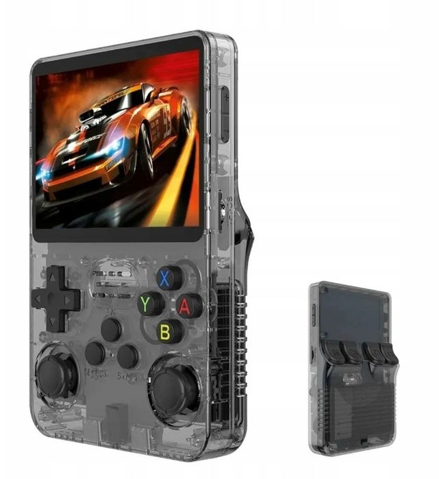 Konsola  R36s Plus 64gb Wifi Retro Arkos 2.0 20000 tys Gier Czarna