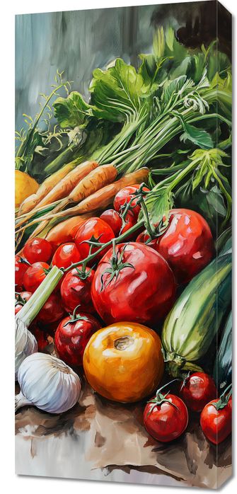 Obraz 40x90cm Bogactwo Ogrodowych Zbiorów