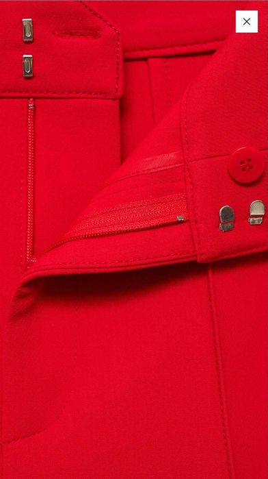 Прямі штани з декоративною строчкою ( Mango)