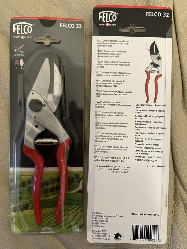 Садовый секатор FELCO 2,4,7,8,9,16,100