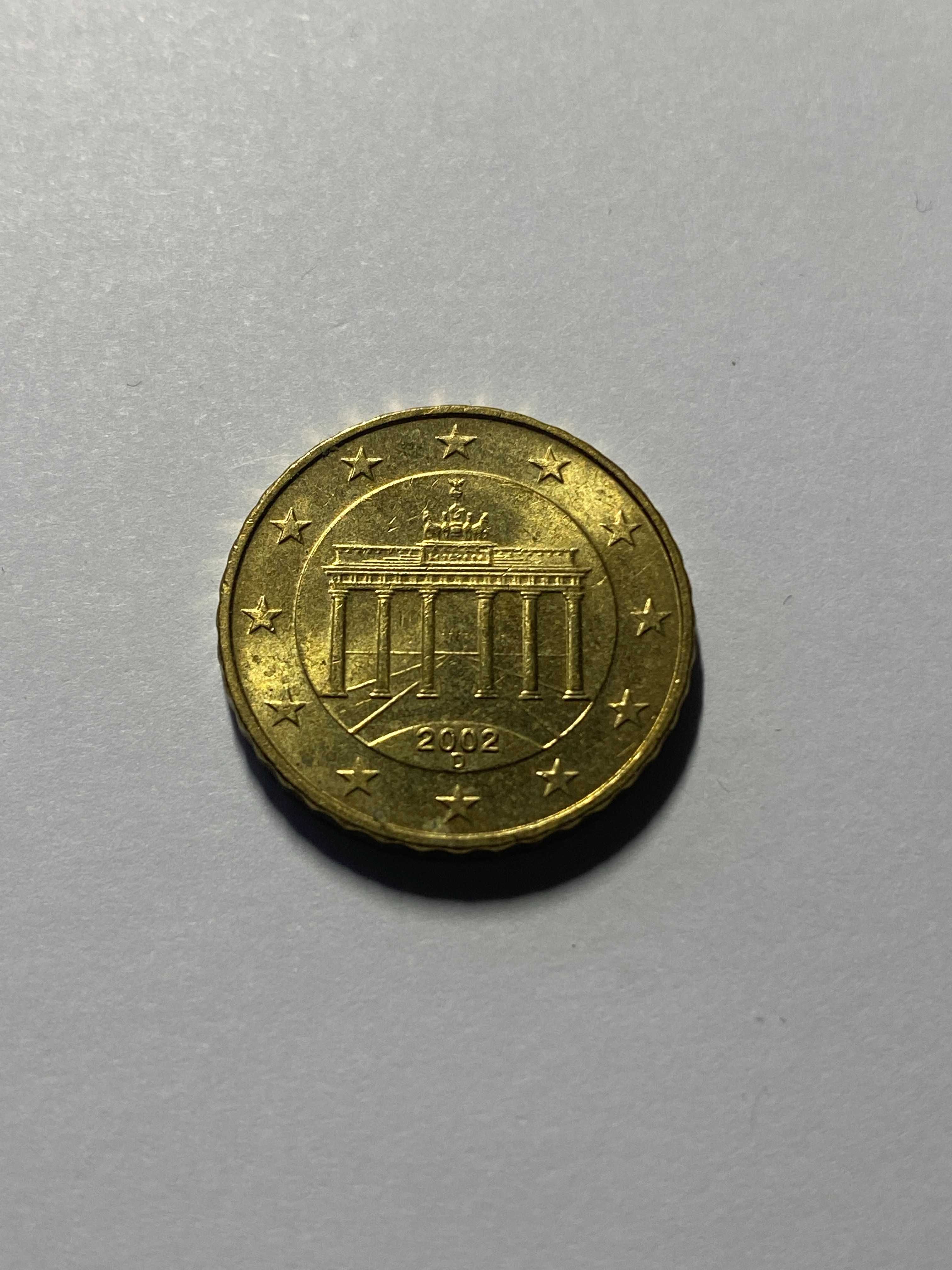 Moneta Niemcy - 10 eurocentów euro cents 2002 D (Mennica Monachium)