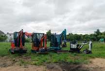 Bobcat Hitachi Kubota Atlas mini koparka Minikoparka 1-3 t Wynajem