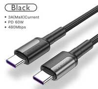 Kabel,przewód USB-C/Usb-C PD-60W, Quick Charge 3.0