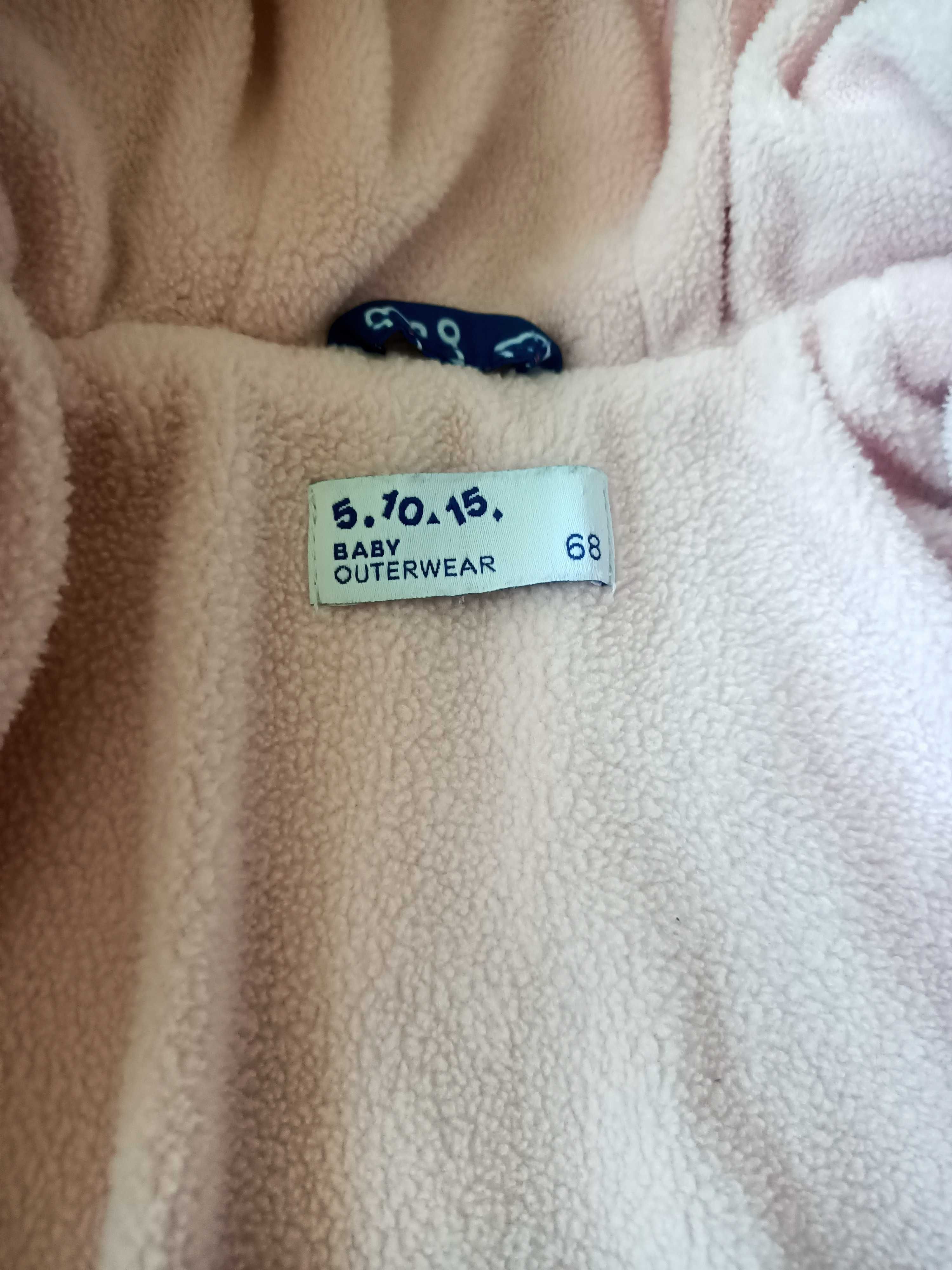 Kurtka zimowa dla dziewczynki r.68