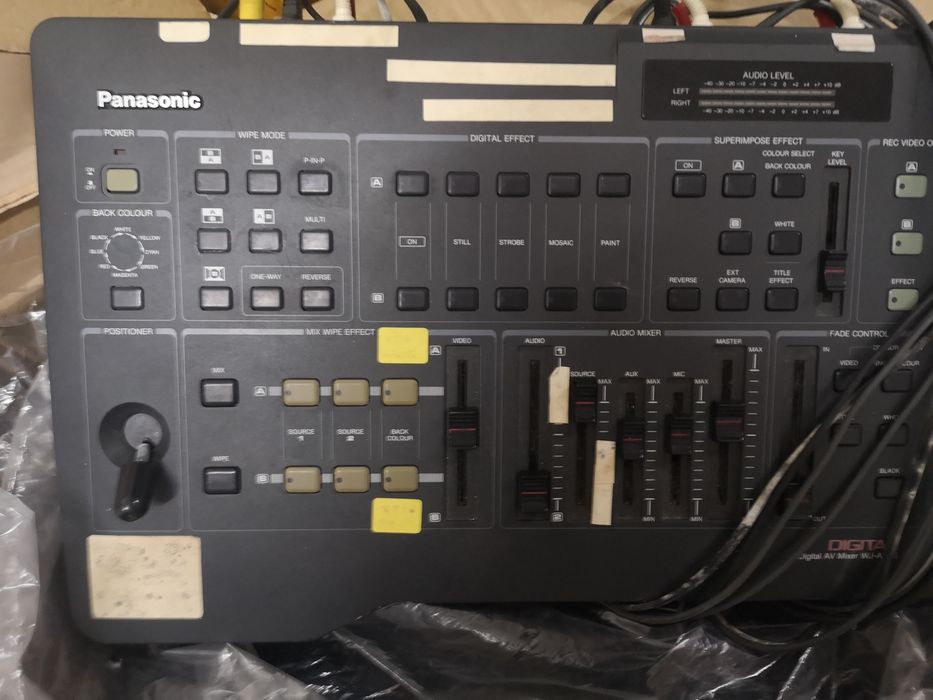 Panasonic digital av mixer wj-ave5 (mesa mistura som/ video )