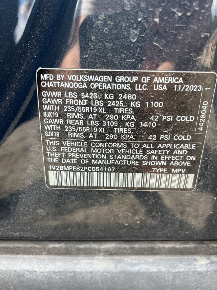 Wv ID4 2023 год разборка