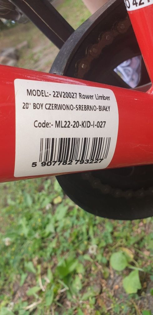 Rower dziecięcy 20 "