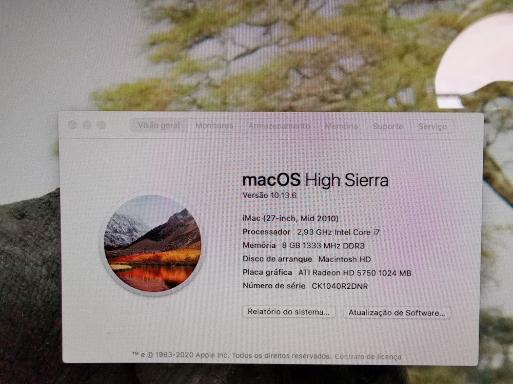IMac 27" mid 2010