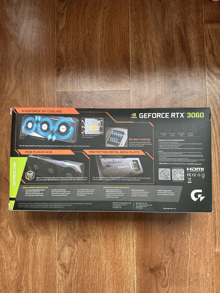 відеокарта RTX3060 12gb