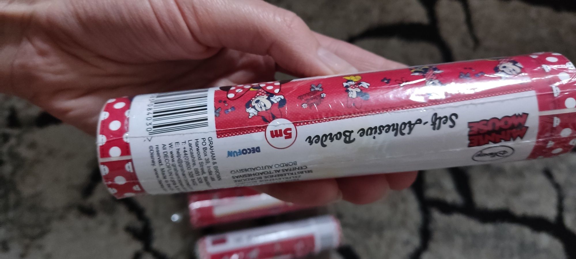 Disney Minnie Mouse Myszka pasek dekoracyjny naklejka border tapeta 5m