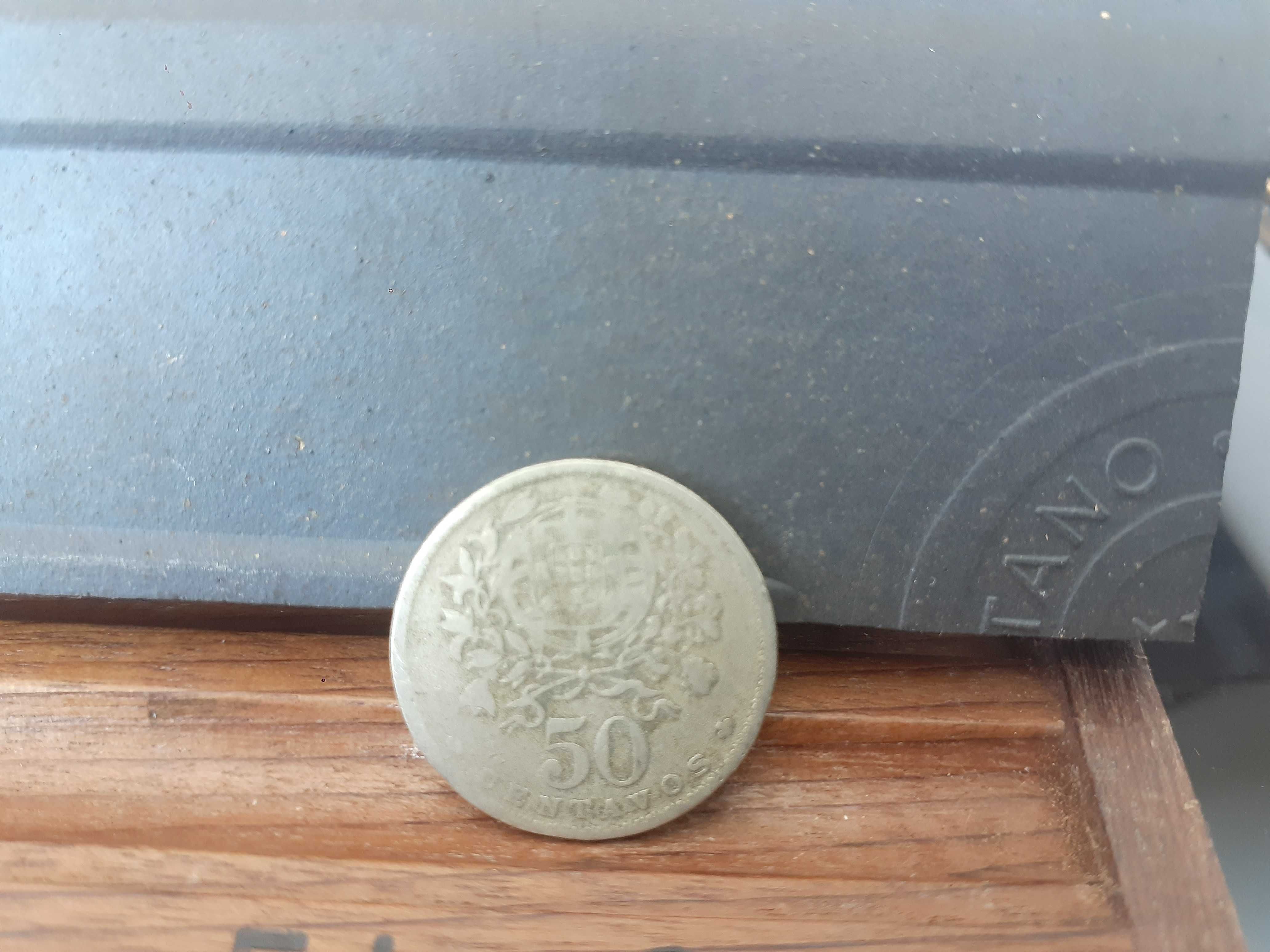 Moeda 50 centavos 1927 Portuguesa