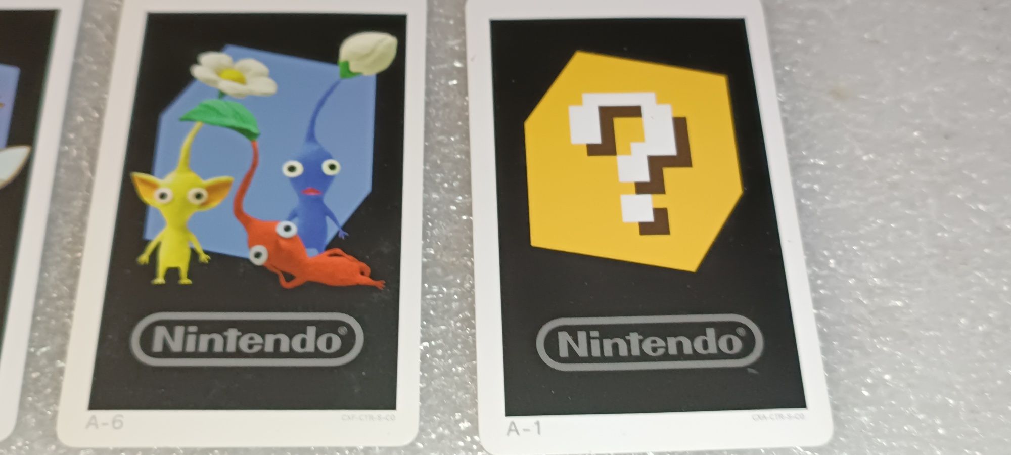 Rara e 1 Coleção das 6 cartas dos jogos Nintendo