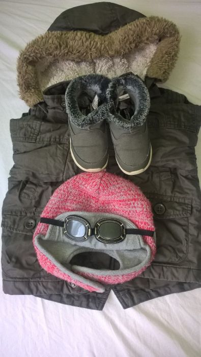 bexa zara buty czapka kurtka zimowa chłopięca 18-24 mce r. 86