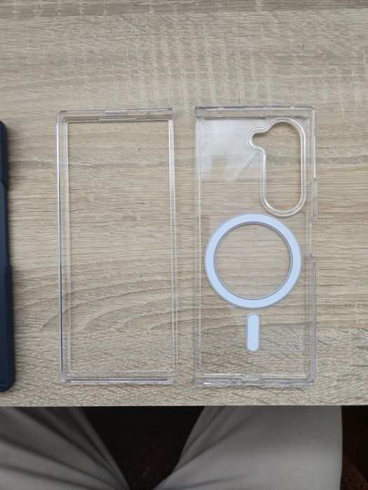 Case rysik S pen oraz case przeźroczysty magnetyczny Samsung Z fold 6