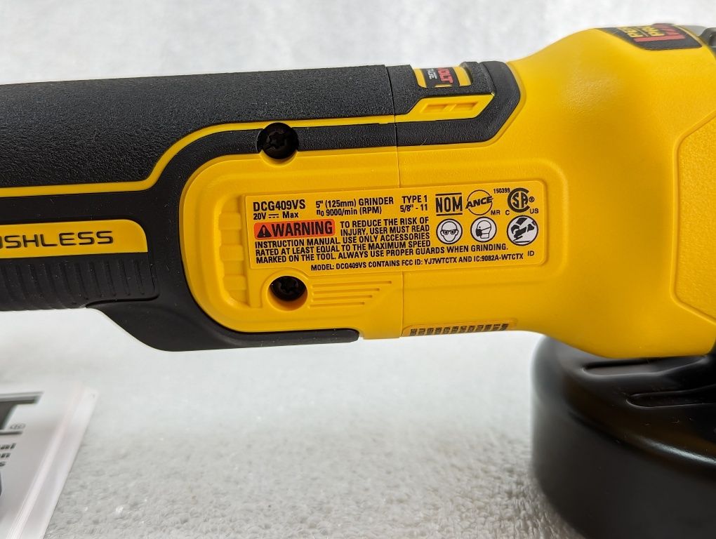 DeWALT DCG409VSB 20V Болгарка КШМ з реголювання оборотів