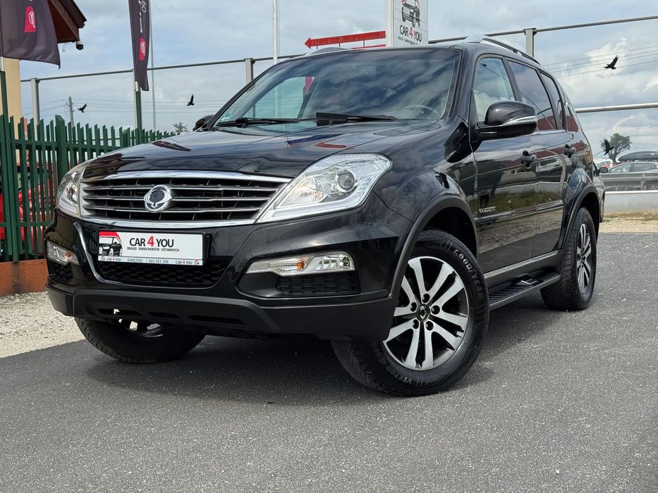 SsangYong/KGM Rexton 2.0D-4x4-Sapphire-7-Foteli-Klimatronic-Tempomat-PDC-Hak-Skóra-1Właścic