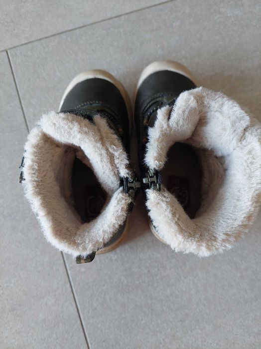 Kozaki zimowe dla chłopca r.27