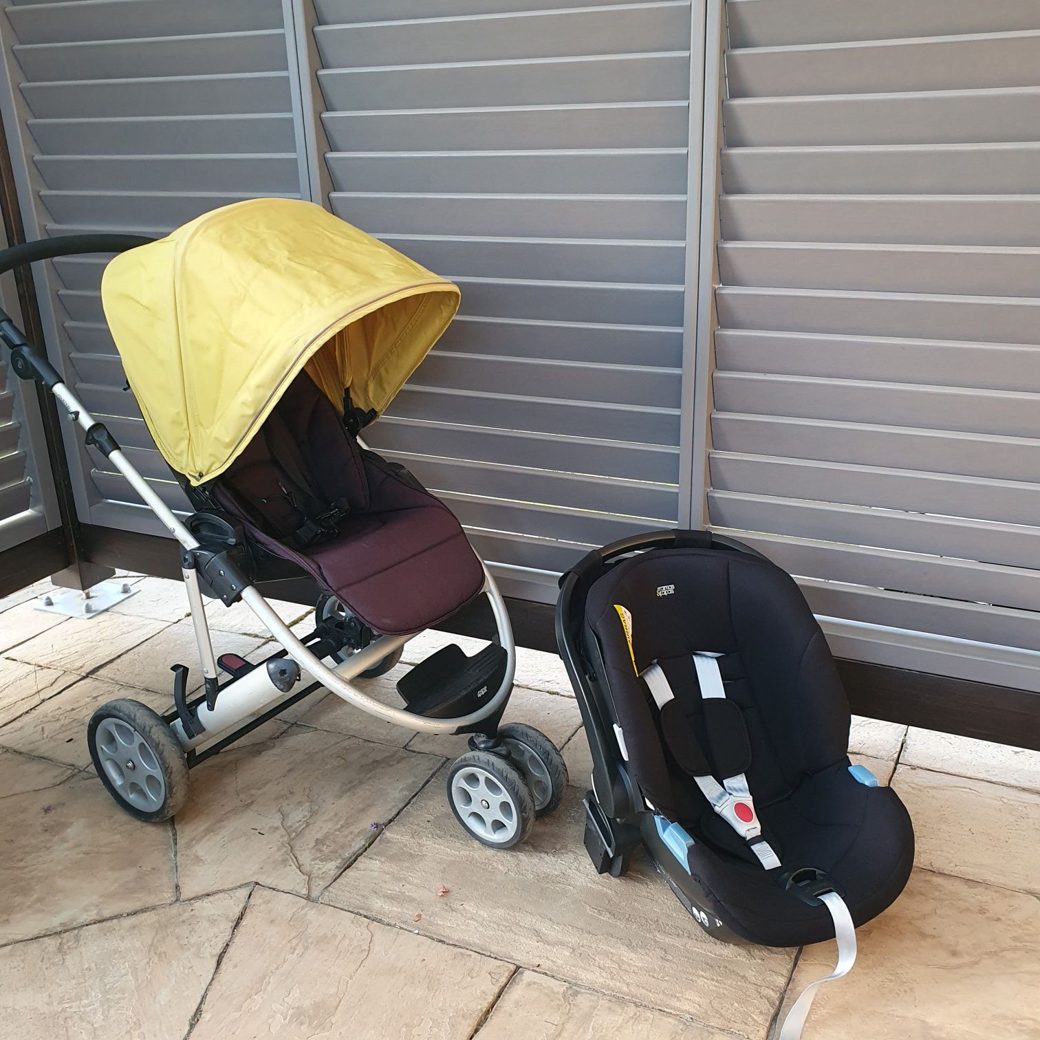 Wózek spacerowy mamas&papas I fotelik cybex adaptery wkładka I folia