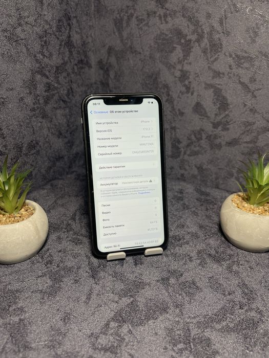 Iphone 11 Neverlock 64GB 100% АКБ!