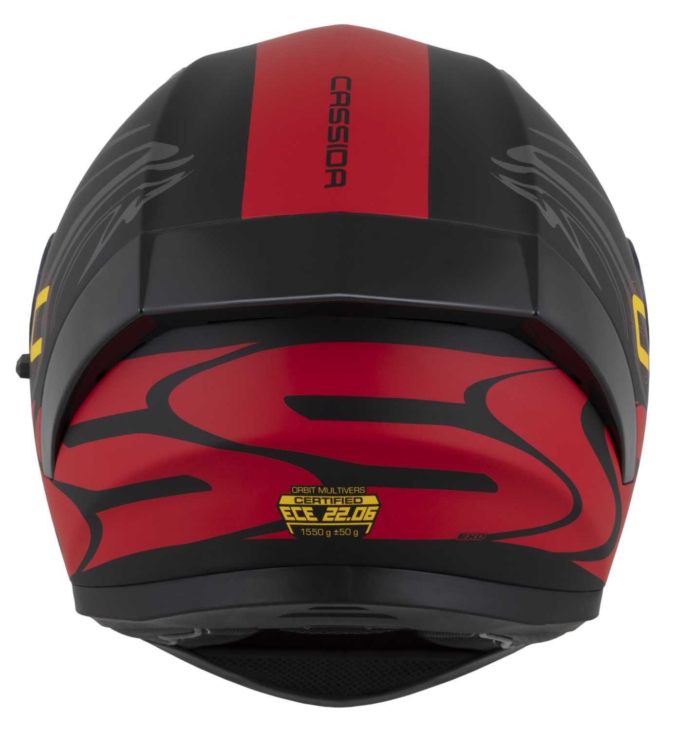 Kask Motocyklowy Cassida ORBIT ECE-06 Pod Pinlock, Interkom XS-XXL