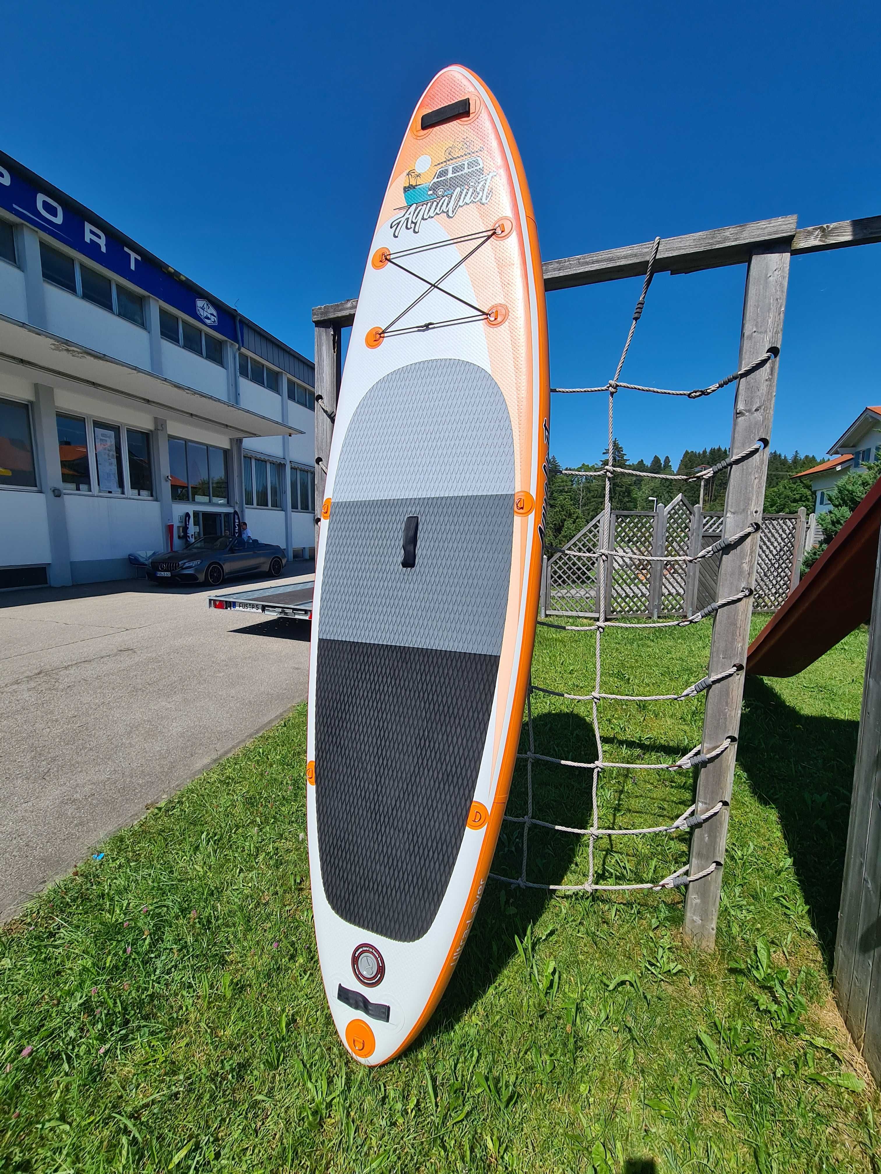 CRUISER САП доска SUP дошка НОВАЯ 2 СЛОЯ 330 см. борд board AquaLust