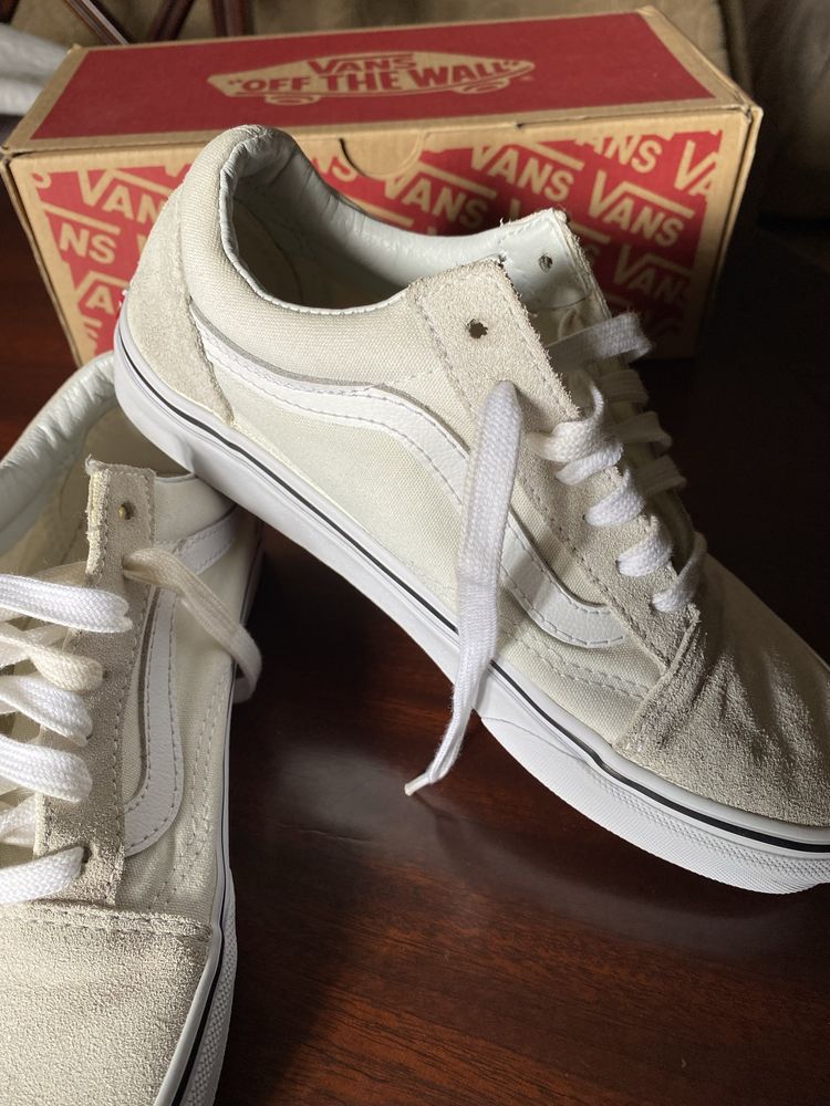 Vans verde água
