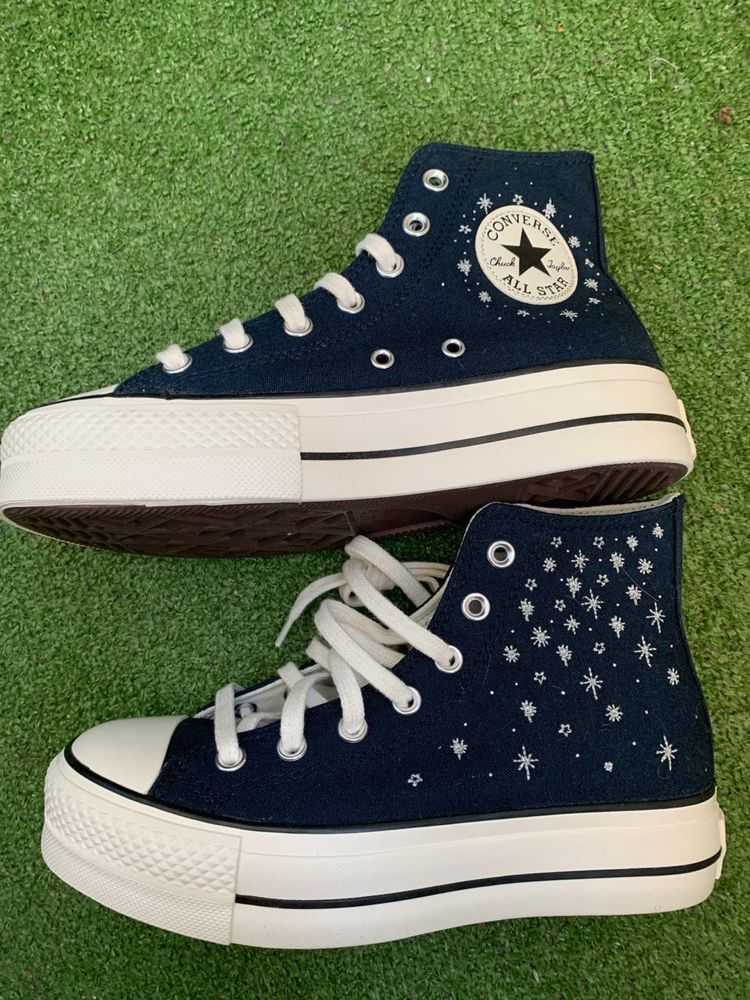 Converse  высокие кеды 24-24,5 см