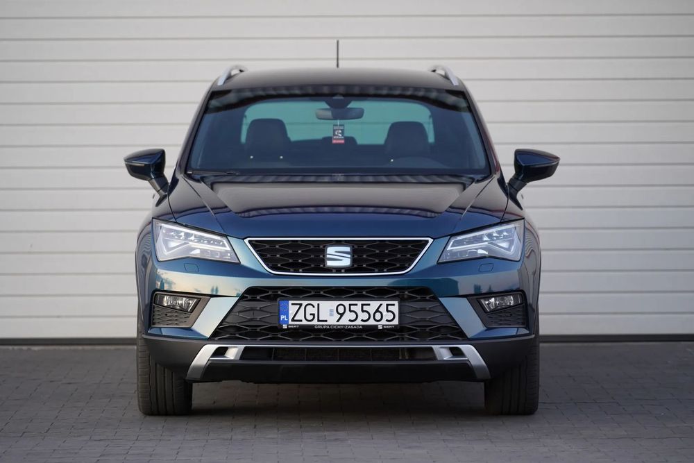 Seat Ateca Xcellence GRZANA SZYBA keyless ACC kamera HAK full led 4Drive 4x4 TDI