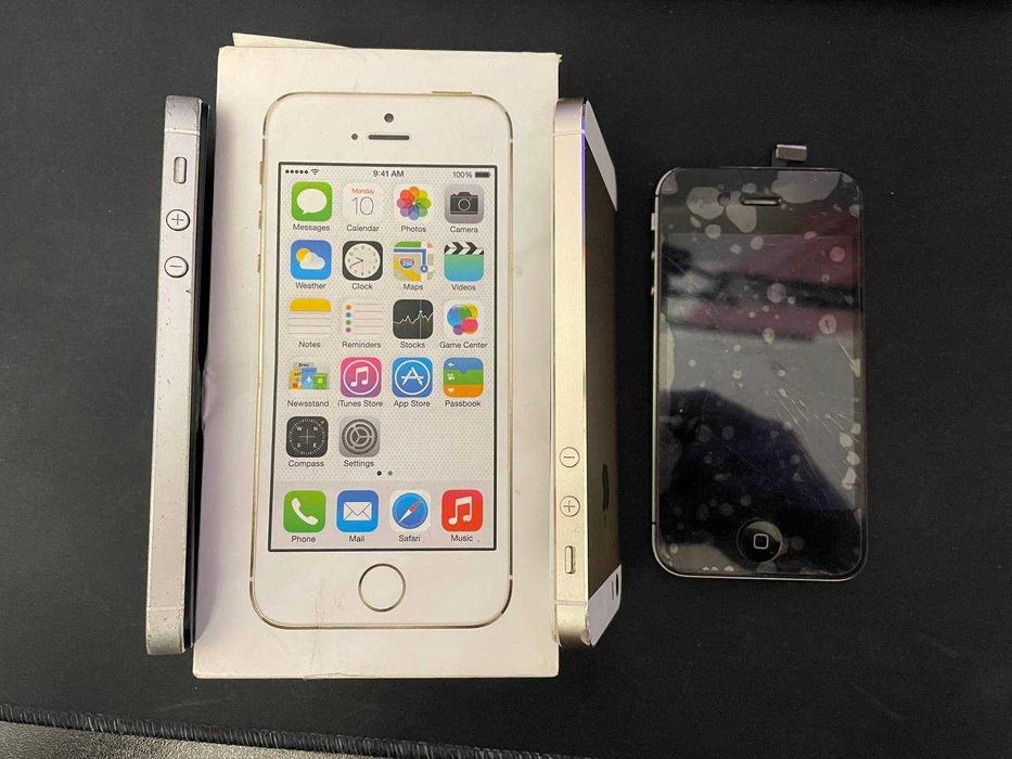 Продам лотом iPhone, 5s-64gb, 5-32gb, 4s