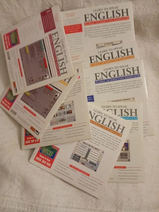 10 CD para curso inglês