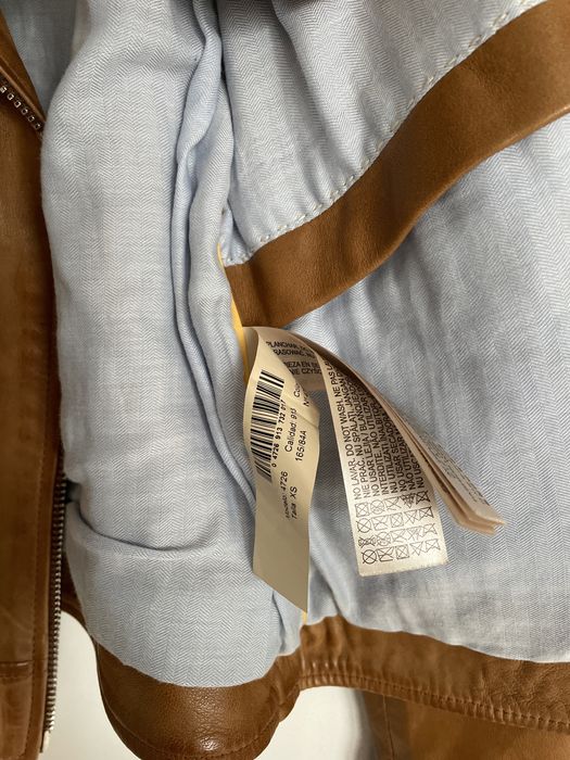Куртка косуха шкіряна Massimo Dutti xs