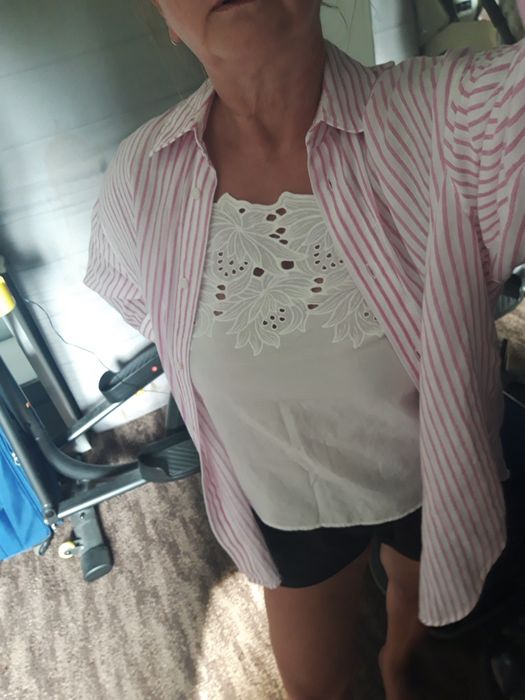 Bluzka damska bez rękawów koszulka top S/M/L