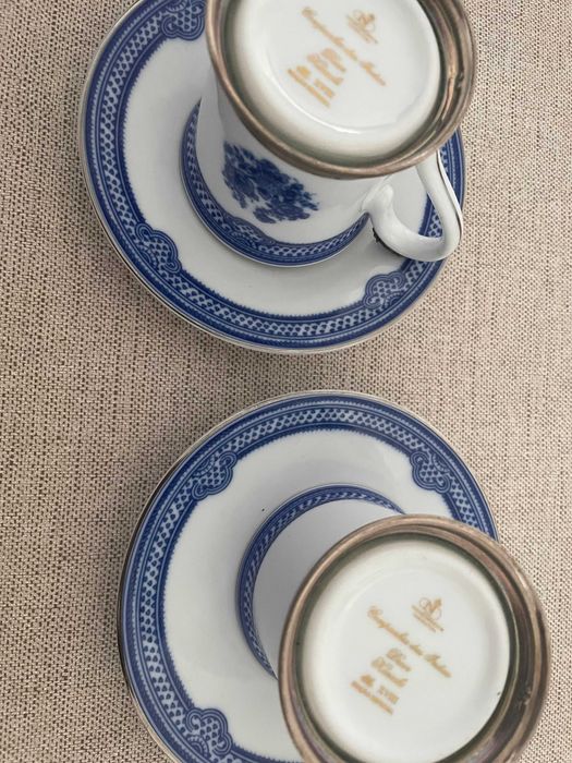 2 chávenas Companhia das Índias