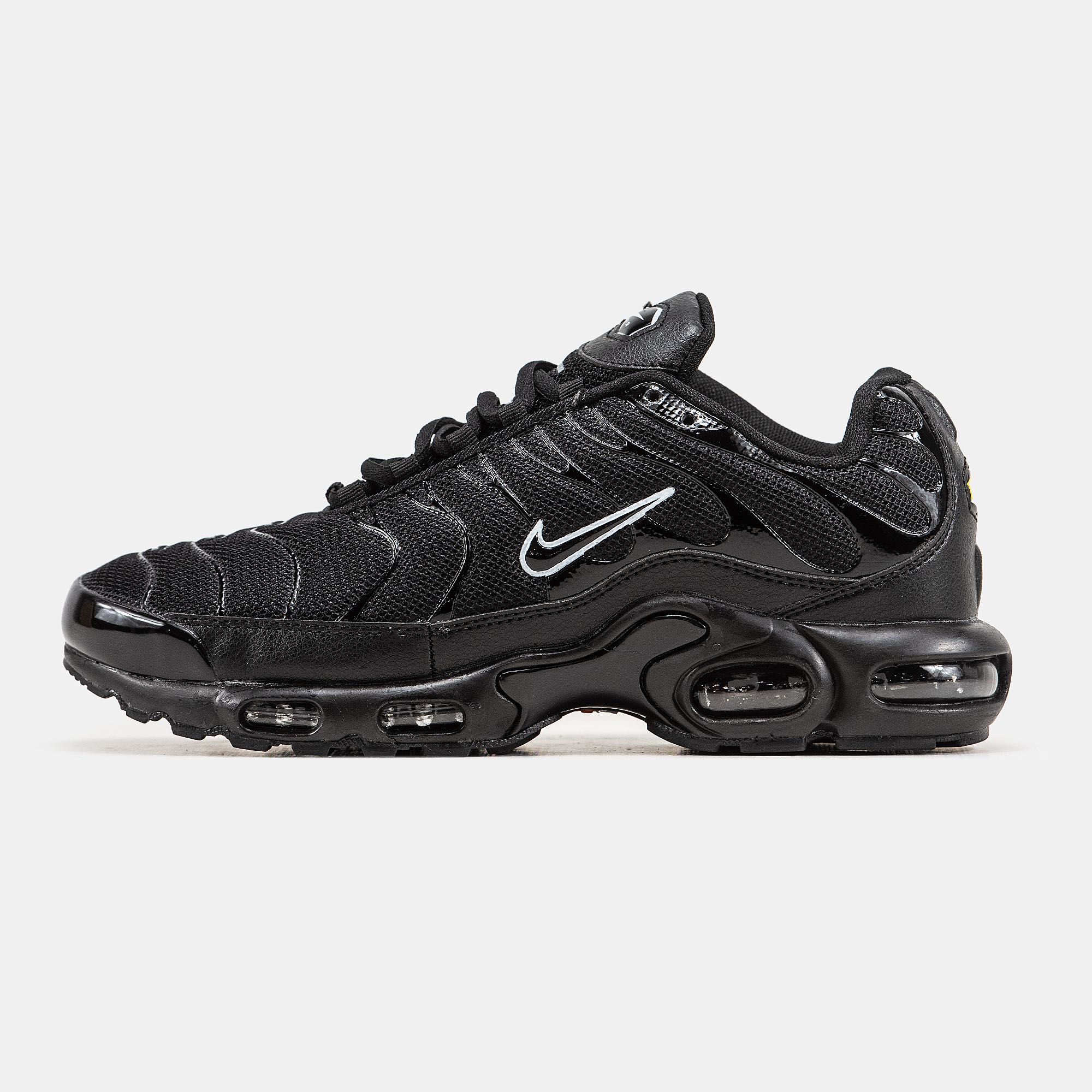 Мужские кроссовки Nike Air Max Tn Plus black mini logo. 40-46