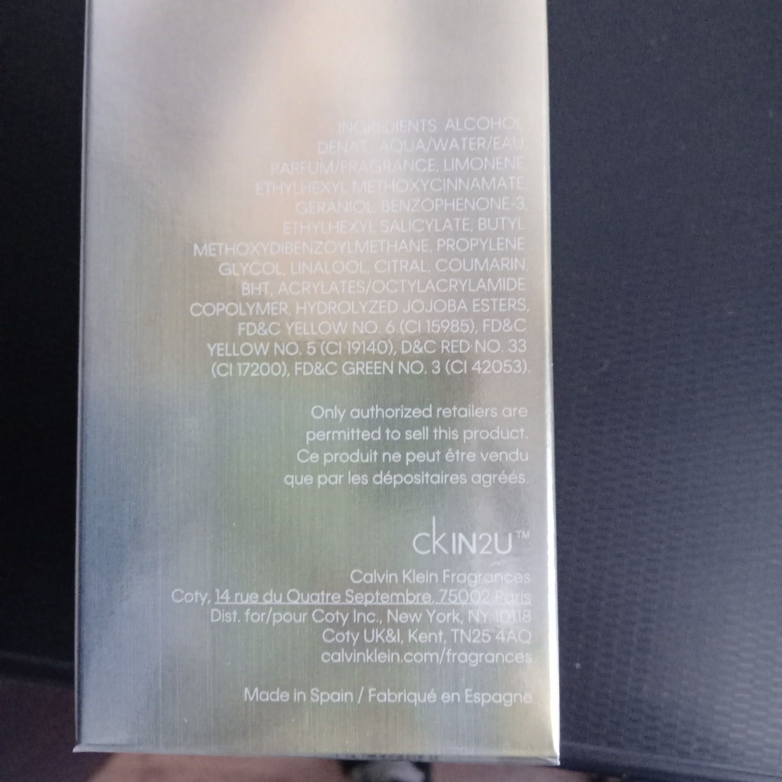 Calvin Klein In2u for her 100 ml woda toaletowa kobieta EDT