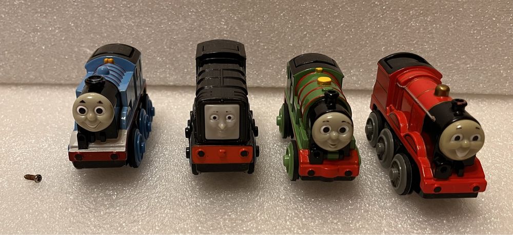 Tomek i przyjaciele metalowe ciuchcie kolejka drewniana pociąg baterie