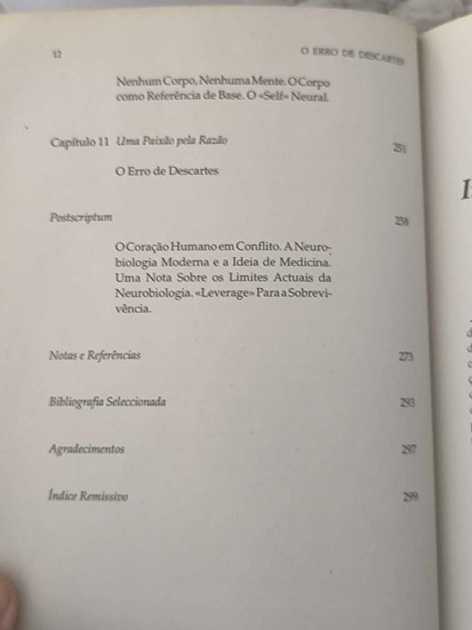 O Erro de Descartes
Emoção, razão e cérebro humano
de António Damásio