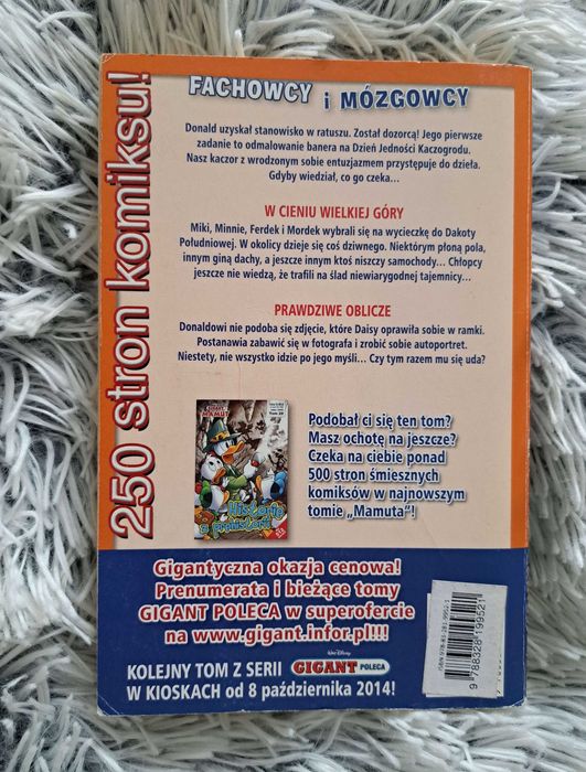 Komiks Kaczor Donald Gigant 174 Fachowcy i mózgowcy
